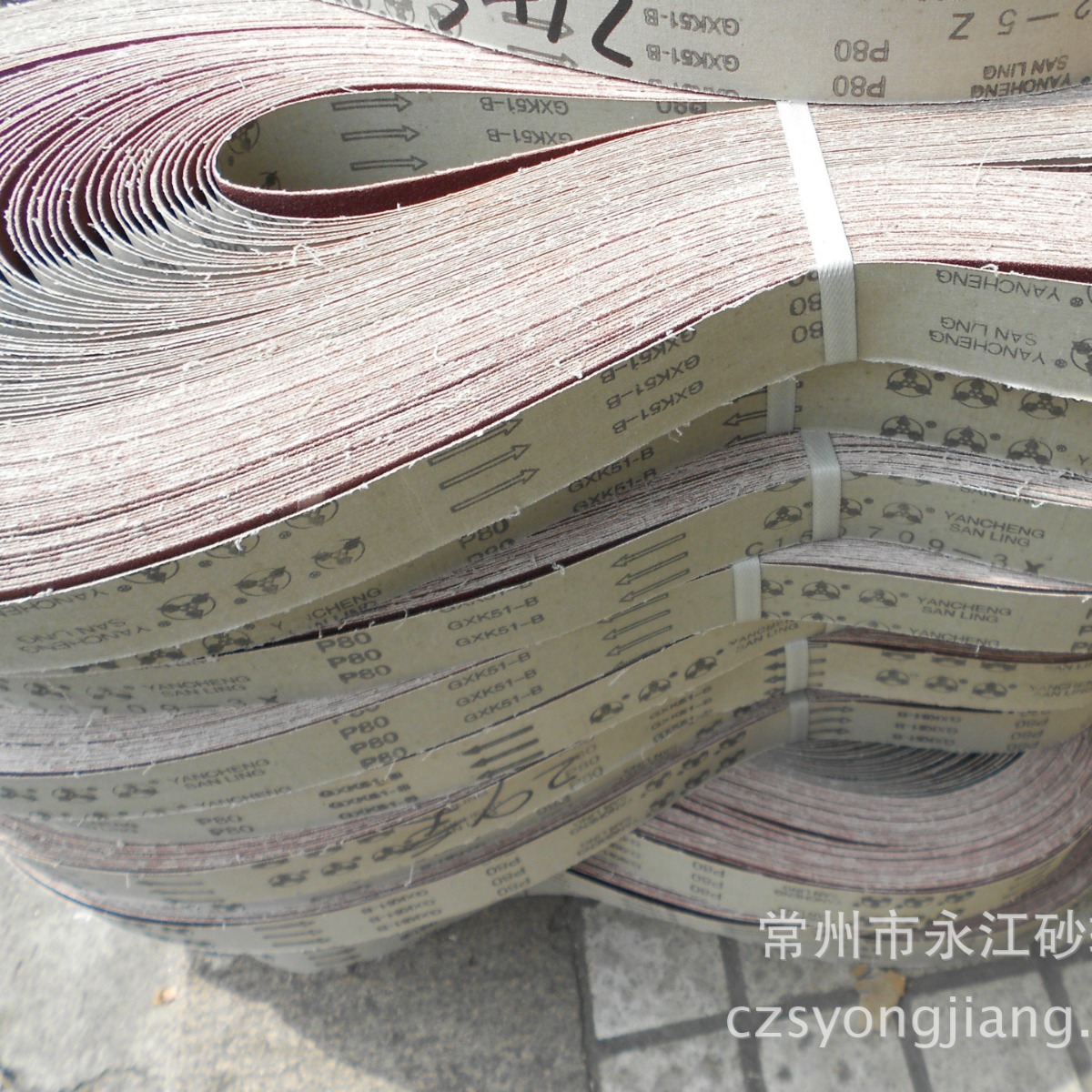 GXK51-B盐城三菱牌砂带2400*50金属打磨砂带 强力砂带 非标砂带