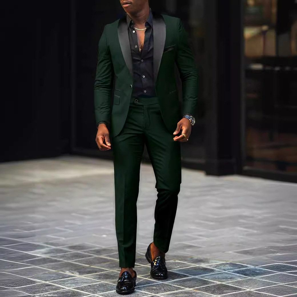 Men's Clothing wedding groom slim suit _voghion.com