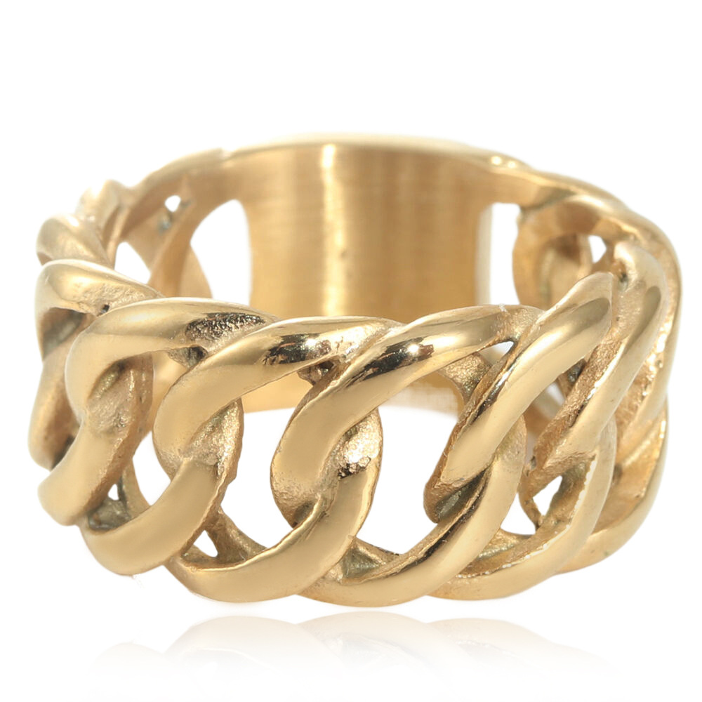 12g Weight Rings Classification Retro Classic Style Geometric Titanium Steel Plating Men's Rings Men Signet Rings