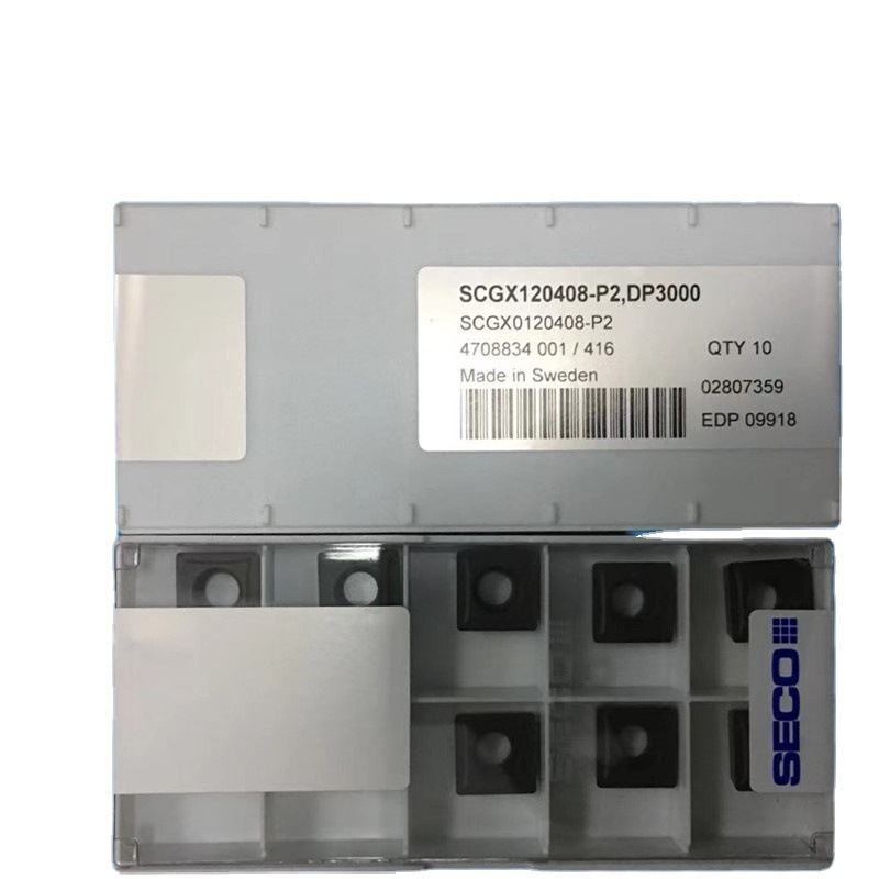 SECO山高数控铣削刀片SCGX120408-P2 DP3000数控切削刀具
