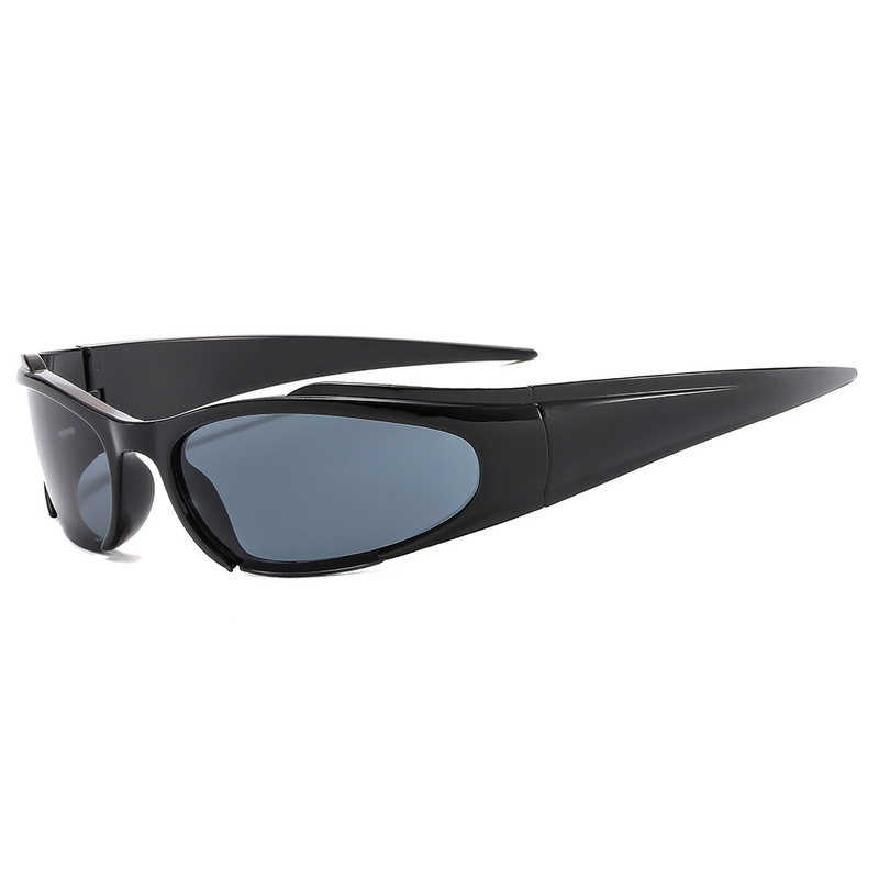 Fashionable New Sports Sunglasses, Cross-Border Outdoor Cycling Windproof and Sandproof Glasses, Personalized Sun Protection and Decorative Sunglasses