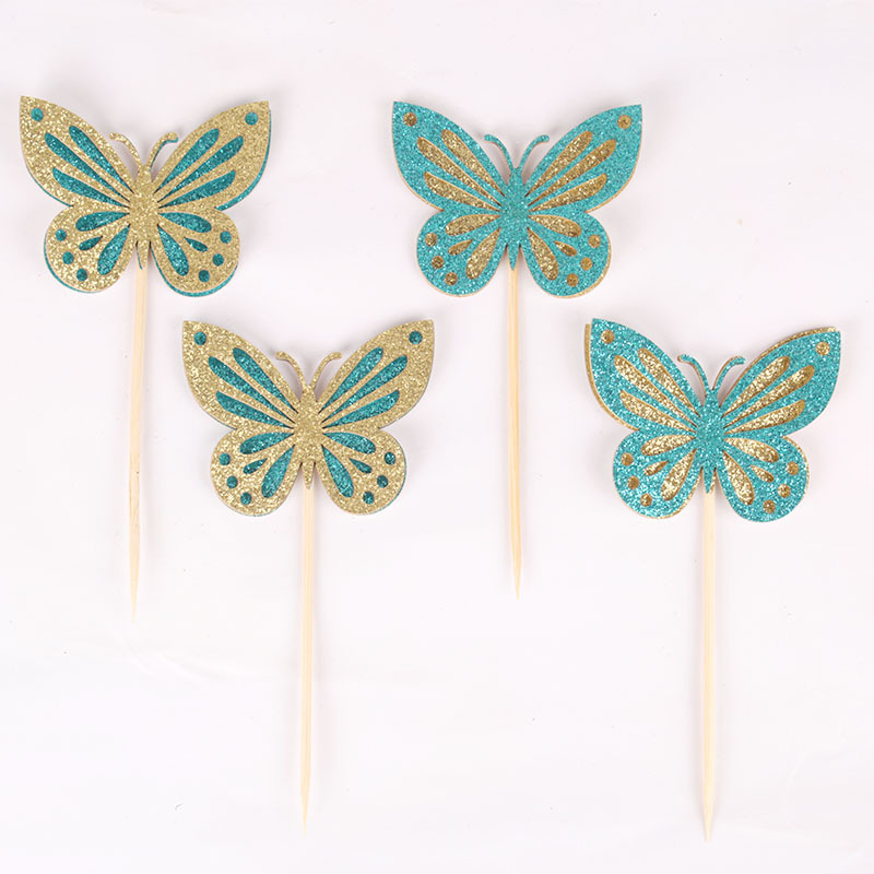 Birthday Butterfly Paper Party Cake Decorating Supplies display picture 4