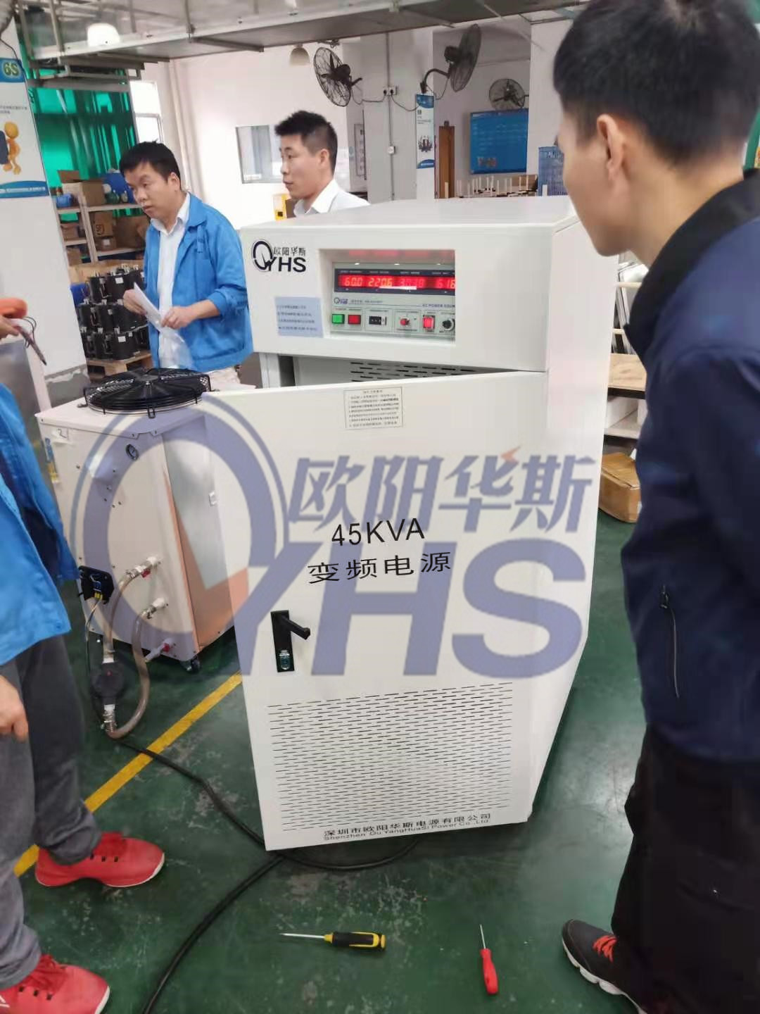����45KVA��Ƶ��Դ�������ڸ������������Լ�����ˮ����Ʒ