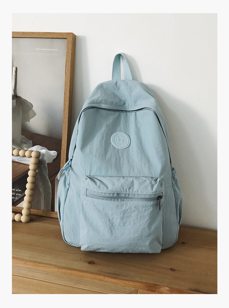 2024 Bergsteiger Reise Neuer koreanischer Stil Schulrucksack Schüler Rucksack Gymnasialschüler Mittelschüler Einfarbiger einfacher Rucksack