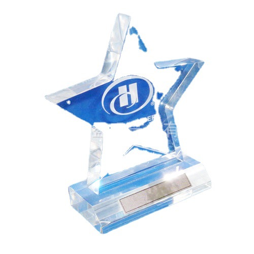 欢迎选购透明奖牌奖杯 亚克力异形奖杯 镭射LOGO 外贸出口