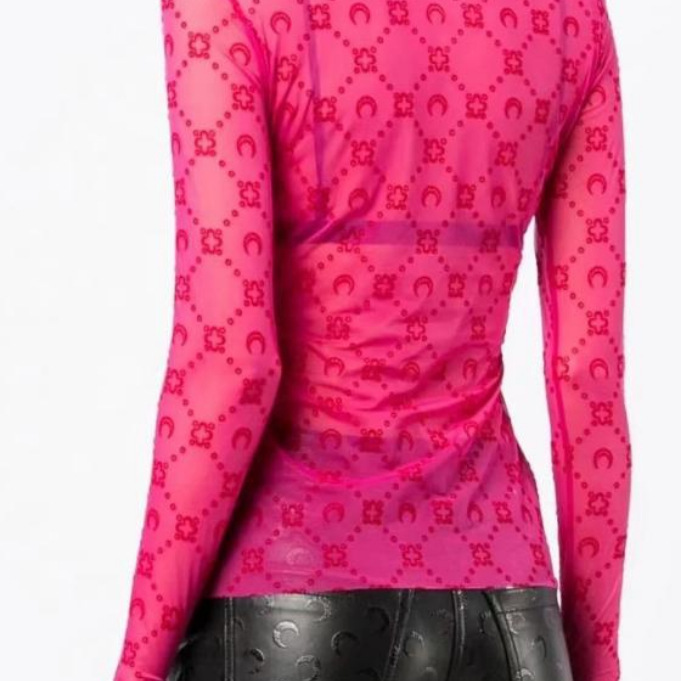 핫핑크 벨벳 안감 티셔츠 + 고품질