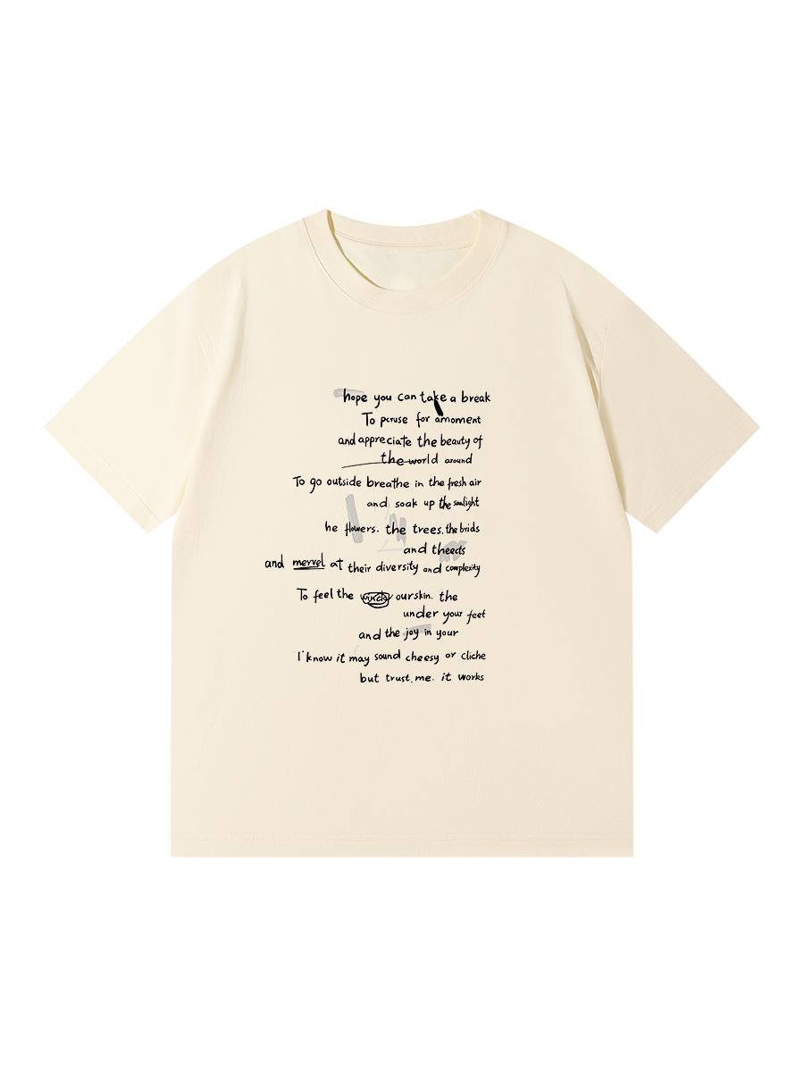 韓国の純綿のアルファベットのプリントの半袖のtシャツの女性の夏のゆったりしている百合の学生のins風の潮流の上着の底のシャツ