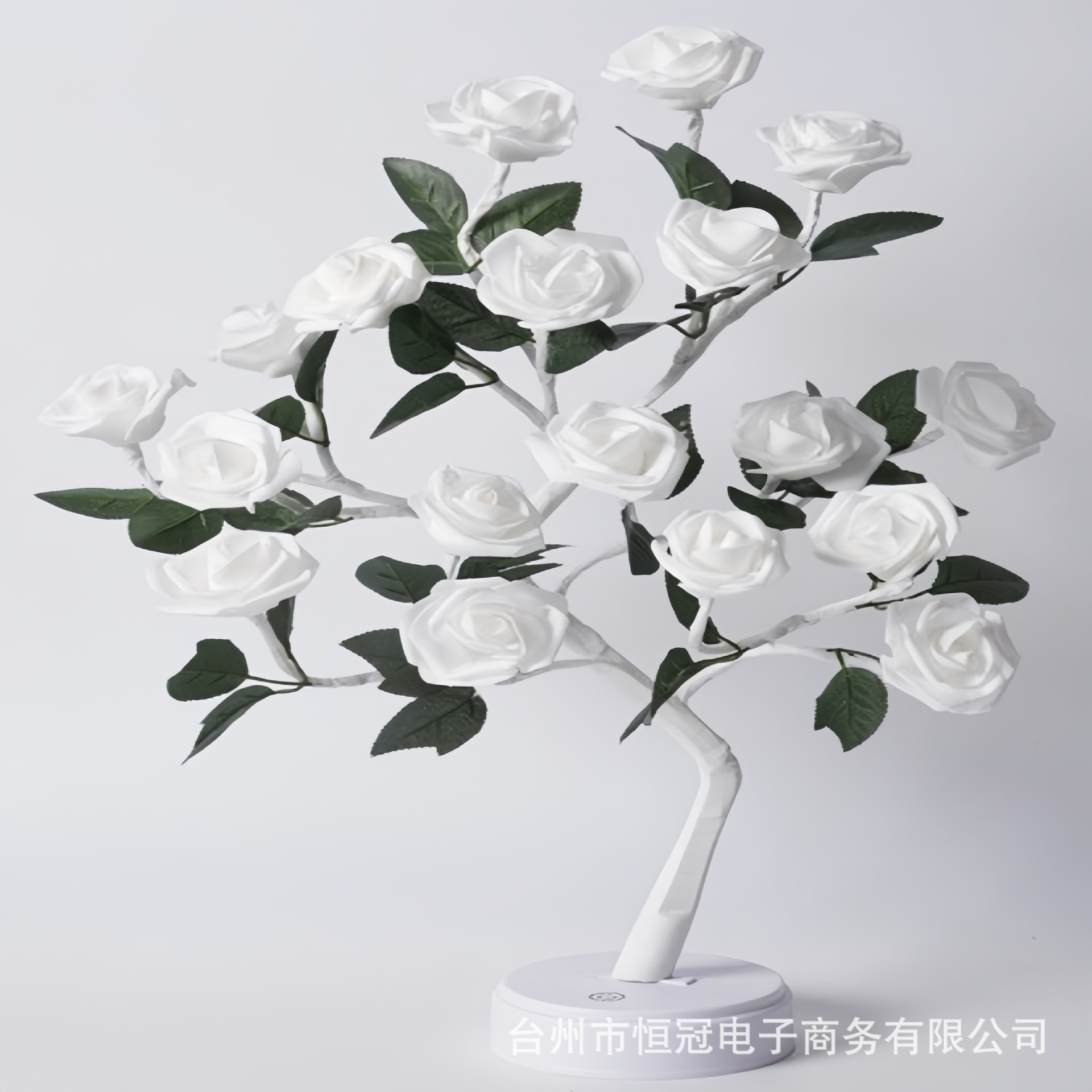 18L 화이트 로즈 트리 라이트 [따뜻한 빛]