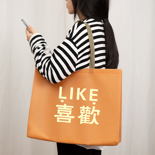 Thickened Internet celebrity three-dimensional non-woven bag women's clothing children's clothing clothing store handbag shopping mall shopping bag custom logo