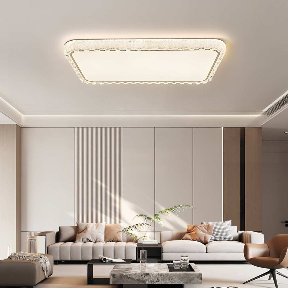 Luz de techo de protección de ojos de espectro completo, lámpara de sala de estar, lámpara principal, lámpara de dormitorio simple, lámpara de decoración para el hogar, lámpara de montaña
