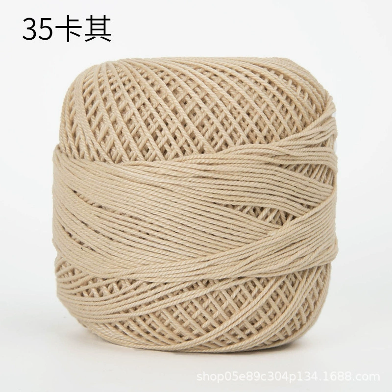 Шёлковая crochet нить шарики, 3 размера, разноцветная пряжа для вязания сумок и крючком