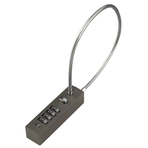 Wire combination lock padlock electric car basket helmet anti-theft cabinet door key small lock soft long rope lock