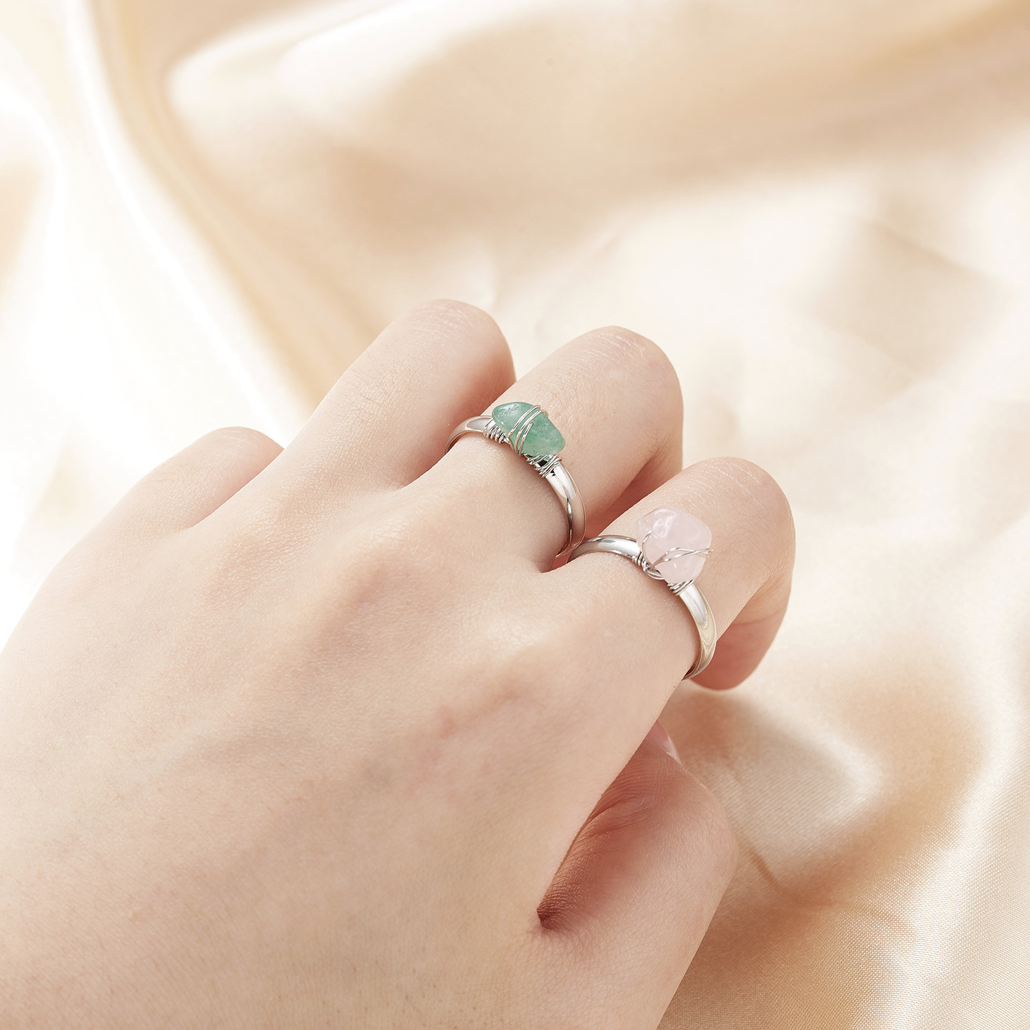 Fashion Geometric Copper Plating Open Ring 1 Piece