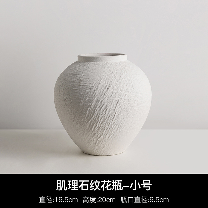 Jingdezhen vasos de cerámica retro nueva cerámica china estilo tranquilo estilo de alto nivel flor floral decoración de la sala de estar