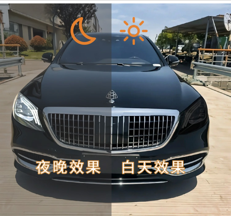 Car Headlight Film Tpu Protective Film Light-Controlled Color-Changing Film Anti-Scratch Tpu Film Car Wrap Smoked Tail Light Film Front Headlight