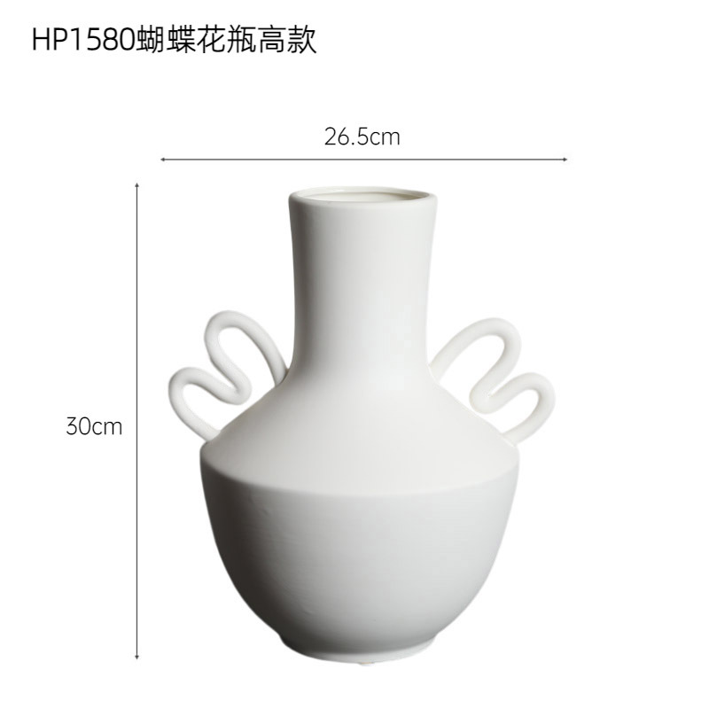 HP1580 florero mariposa alta