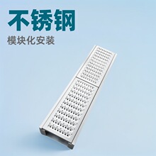 成品排水管线性排水沟U型槽不锈钢地沟格栅盖板餐饮厨房