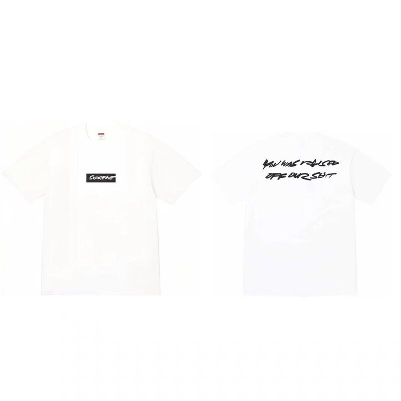 クロスボーダーファッションとトレンディなシュプリームレタープリントラウンドネック半袖ユニセックスストリートファッションTシャツドロップシッピング|undefined