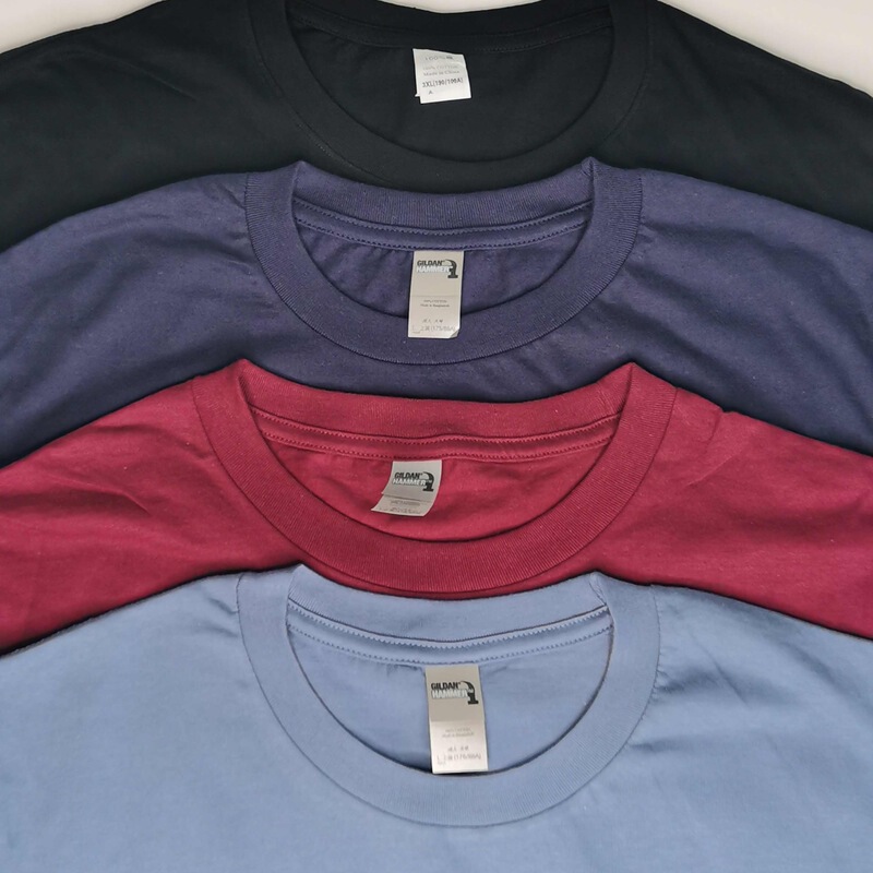 [Xuan Ke] GILDAN GILDAN HA00 Hammer 210g Heavy Blank T-shirt Cotton Short Sleeve Class Wear T-shirt