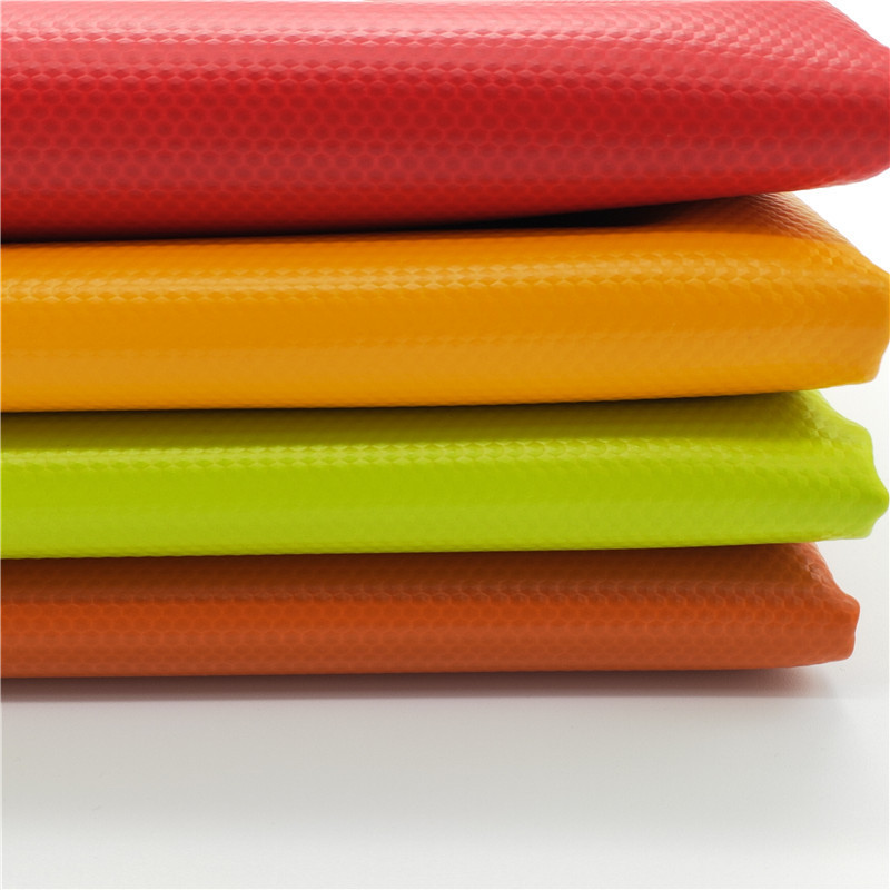 六角钻石球纹仿棉绒底PU皮革电子产品包装手袋钱包DIY面料人造