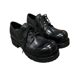 Roof niche ghost Emperor Goodyear soft horse leather derby shoes washed retro leather shoes genuine leather loafers