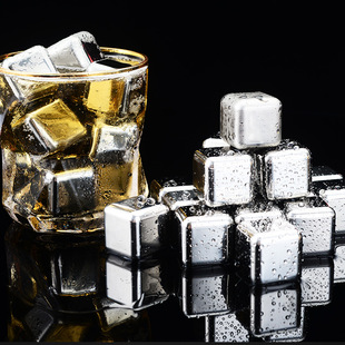 304 Ледяной сталь из нержавеющей стали Бар замороженный ледяной камень набор виски пивной бар Ледяной металл кубики льда