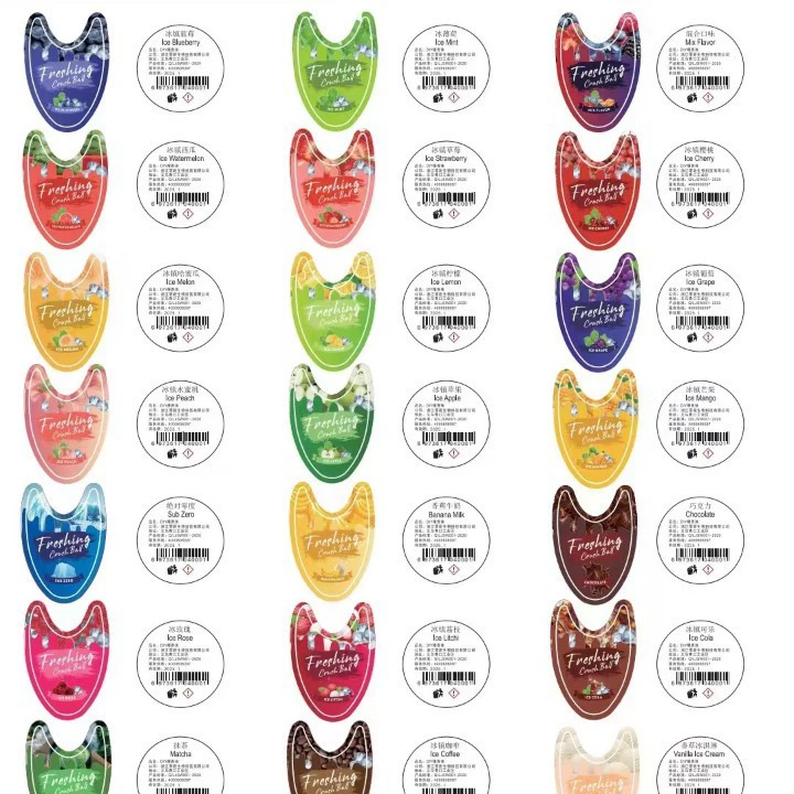 Эксклюзивная трансграничная поставка сигарет с шипучими шариками, аксессуар для сигарет с шипучими шариками, мятные шипучие шарики, освежающие и прохладные, портативные, освежающий фруктовый вкус.