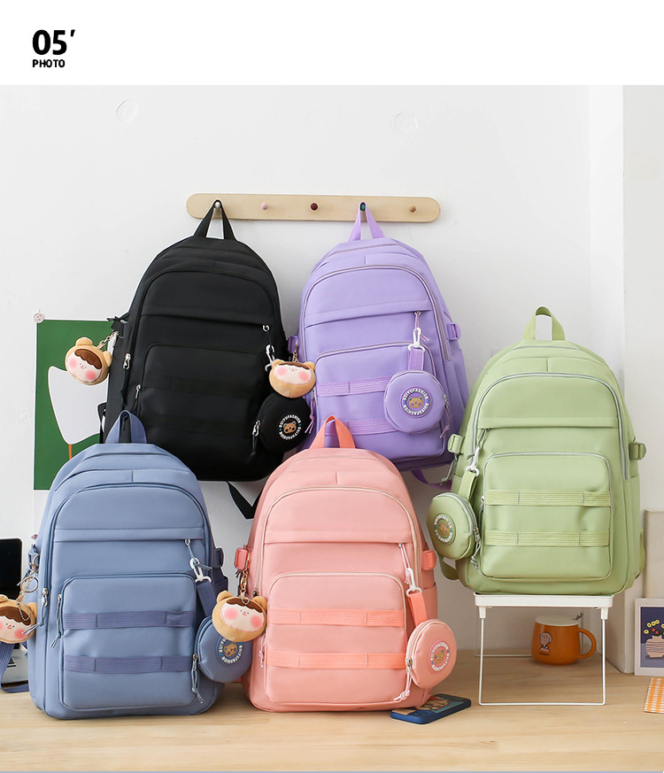 Zaini per bambini, estate, nuova stagione scolastica, zaino per studenti della scuola primaria di 3a e 4a elementare, stile coreano, semplice, grande capacità, borsa casual in tela_voghion.com