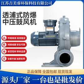 中压防爆风机吹风助燃离心风机2.2KW透浦式中压FX-3A工业专用