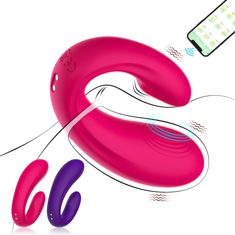 Invisible Wear Vibrator Women's app Off-site Control U-shaped Underwear Masturbator Couples Flirting Massage Egg Jumping