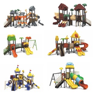 Large outdoor slide kindergarten slide swing combination community square equipment outdoor children's play facilities