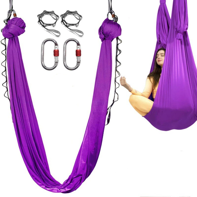 Swings with accessories for yoga, 5m, 2.8m, clips included