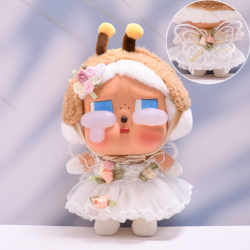 ただの子供服】泣く子供の涙の工場はゴムの顔の人形をごまかします。