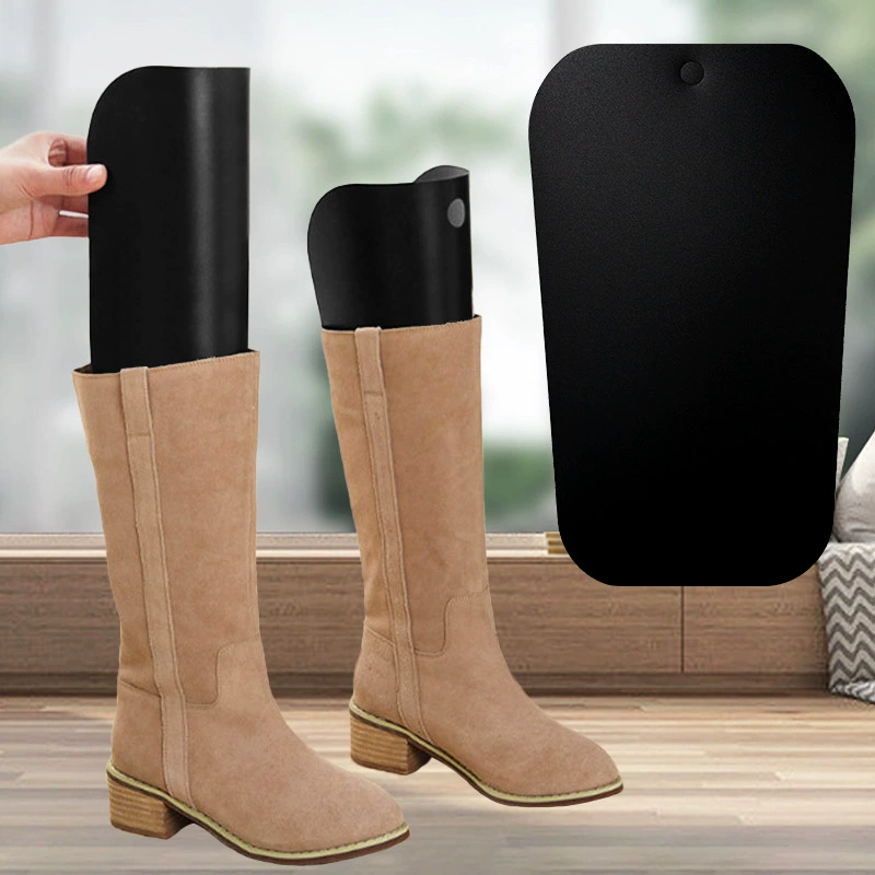 Длинные ботинки могут поддерживать сапоги, предотвращающие деформацию, Универсальные пластиковые черные, предотвращающие плоский коллапс, многоразмерные ботинки оптовой продажи с фабрики