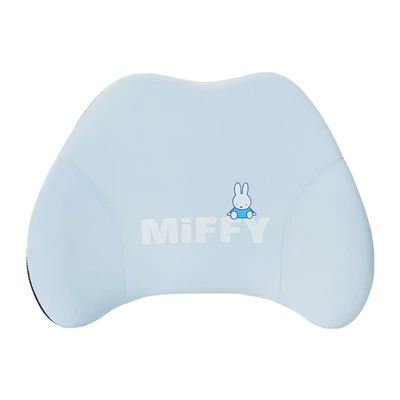 Cushion Cartoon Printed Honeycomb | Seat cushion, seat cover - ice-silk-memory-foam-miffy-lumbar-support-light-blue