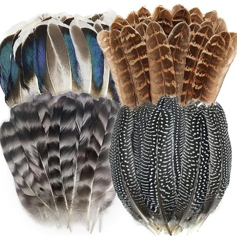 亚马逊羽毛套装幼儿园手工饰品配件DIY羽毛套装学生手工羽毛套装