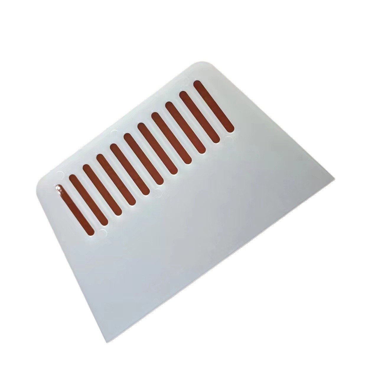 Fábrica al por mayor de una sola capa raspador blanco herramienta de hornear raspador de plástico raspador de masilla raspador de papel tapiz de película