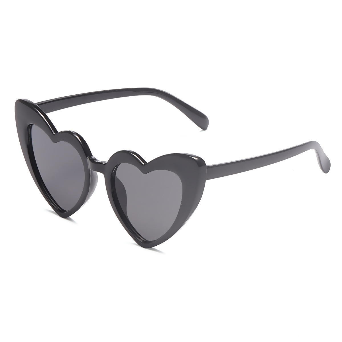 6181 dibujos animados irregular niños y niñas melocotón corazón gafas de sol de moda europea y americana nueva en forma de corazón