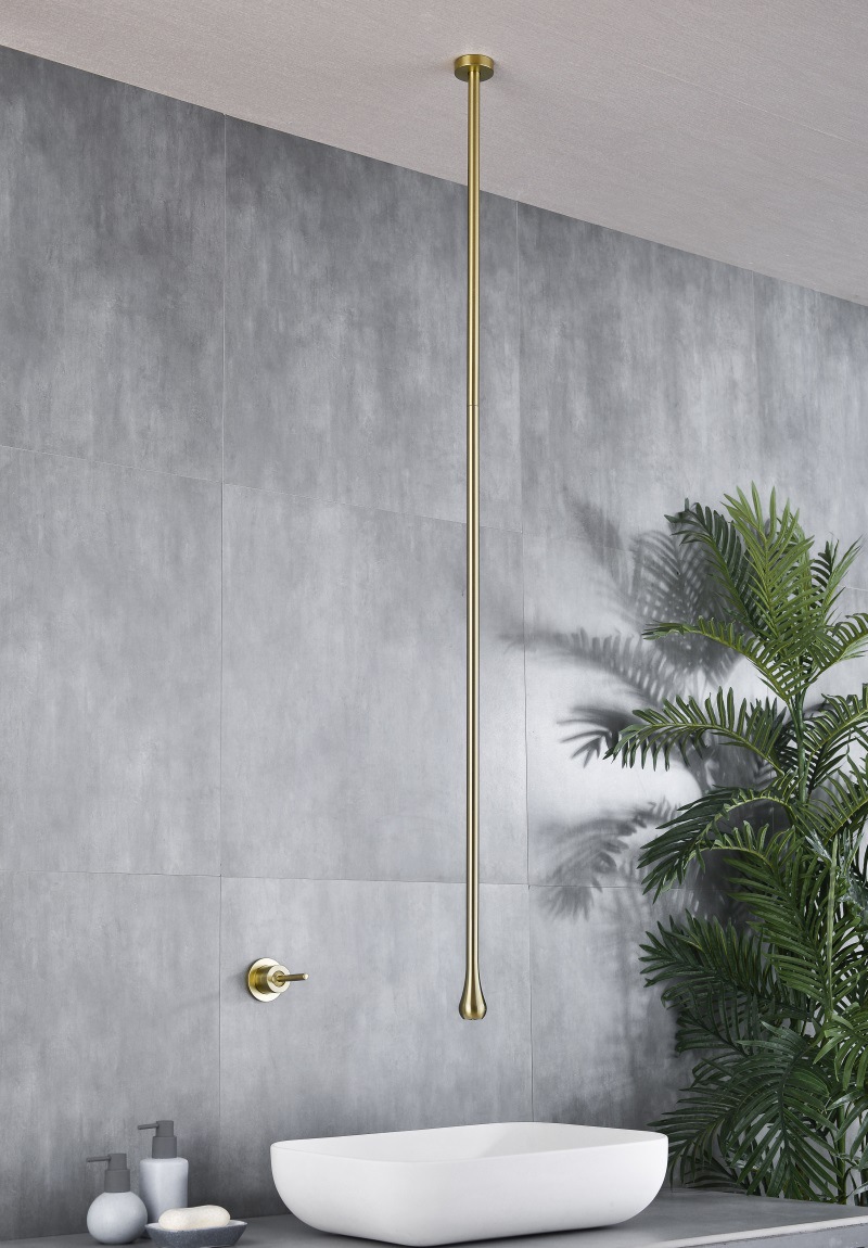 Kaiping Youjia Sanitary Ware Creative water Drop Ceiling Faucet, Suspended ceiling faucet, concealed column basin, suspended faucet 30593 undefined