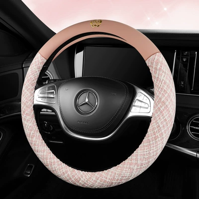 Steering wheel cover – leather handle cover