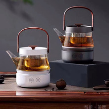 智蔚茶器茗语ZW-003煮茶器玻璃提梁壶智能蒸茶电热茶炉高端电器