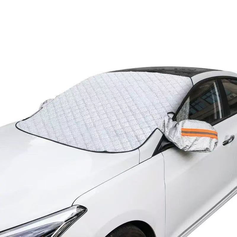 Qìchē – Car snow shield Cover Front - double-layer-with-ear-flaps-note-car-model