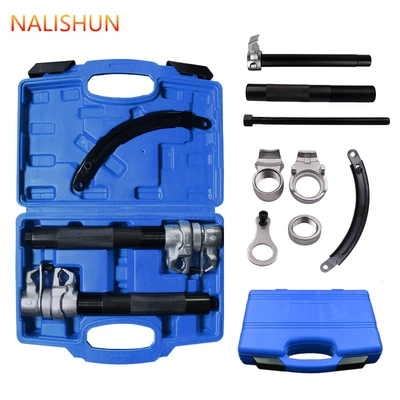 Roll-type automobile spring compressor shock absorber Repair kit - car-shock-absorber-spring-compressor-blue