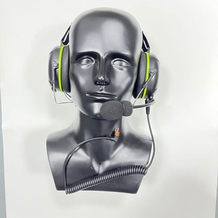 SL1m Heavy Duty Noise Reduction Headset Racing Airport Riding Factory Headset Noise Prevention Artifact Intercom Headset