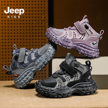 Jeep��ͯЬ2024�ﶬ���¿��ˮ�ϵ�Ь�ӷ�����ĥ�˶�Ь����ħ����