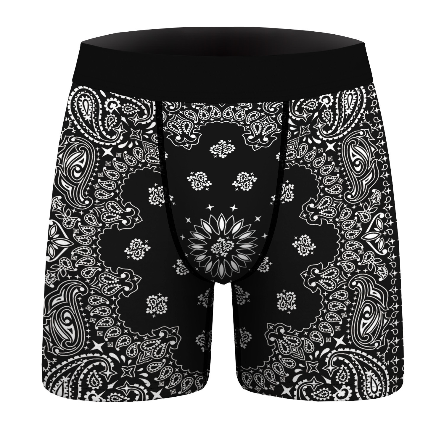 Teclas de piano transfronterizas impresas 3D pantalones cortos de casa para hombres estampados calzoncillos bóxer transpirables casuales para hombres MP01