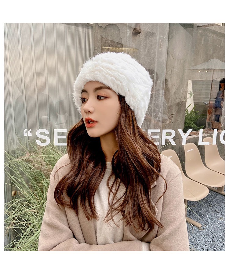 Mujeres Estilo Coreano Color Sólido Sin Alero Sombrero De Beanie display picture 2