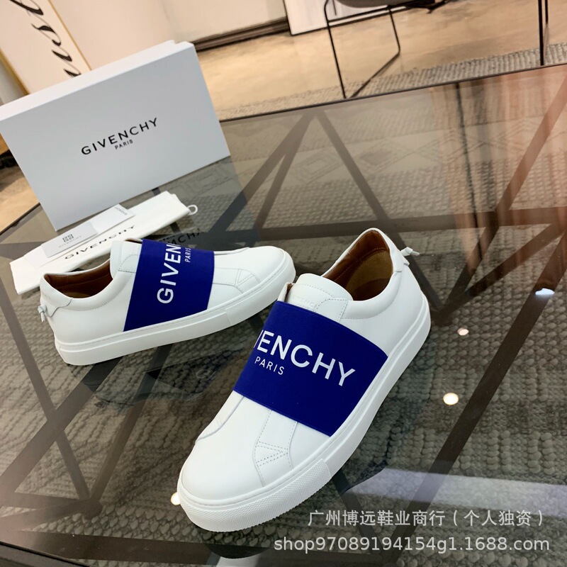 European Edition Givenchy Men's Slip-On Loafers Genuine Leather White Shoes High-End Versatile Breathable Trendy Sneakers European Edition Givenchy Men's Slip-On Loafers Genuine Leather White Shoes High-End Versatile Breathable Trendy Sneakers