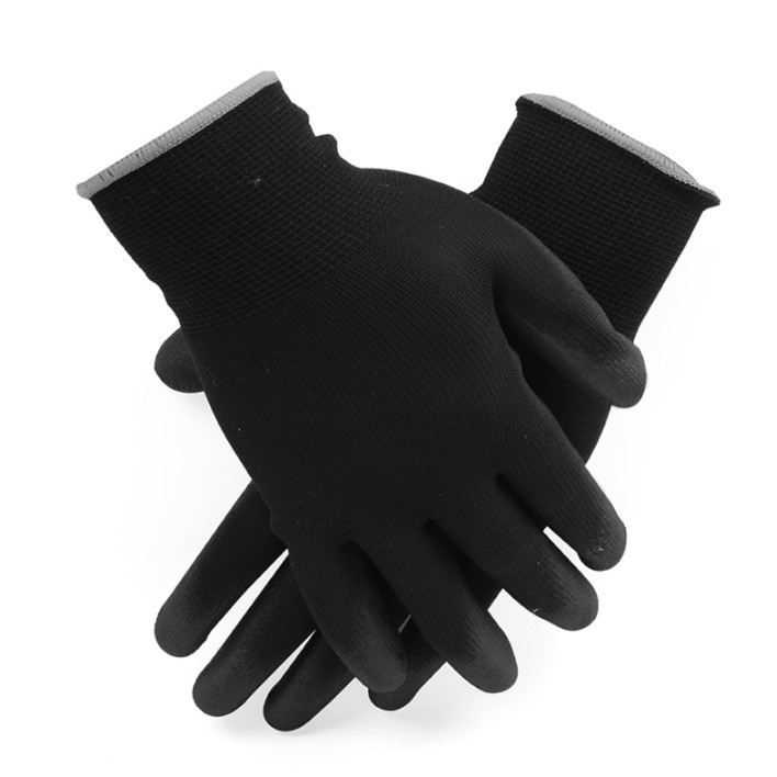 霍尼韦尔WE210G2CN 经济款聚氨酯PU涂层涤纶工作黑色手套