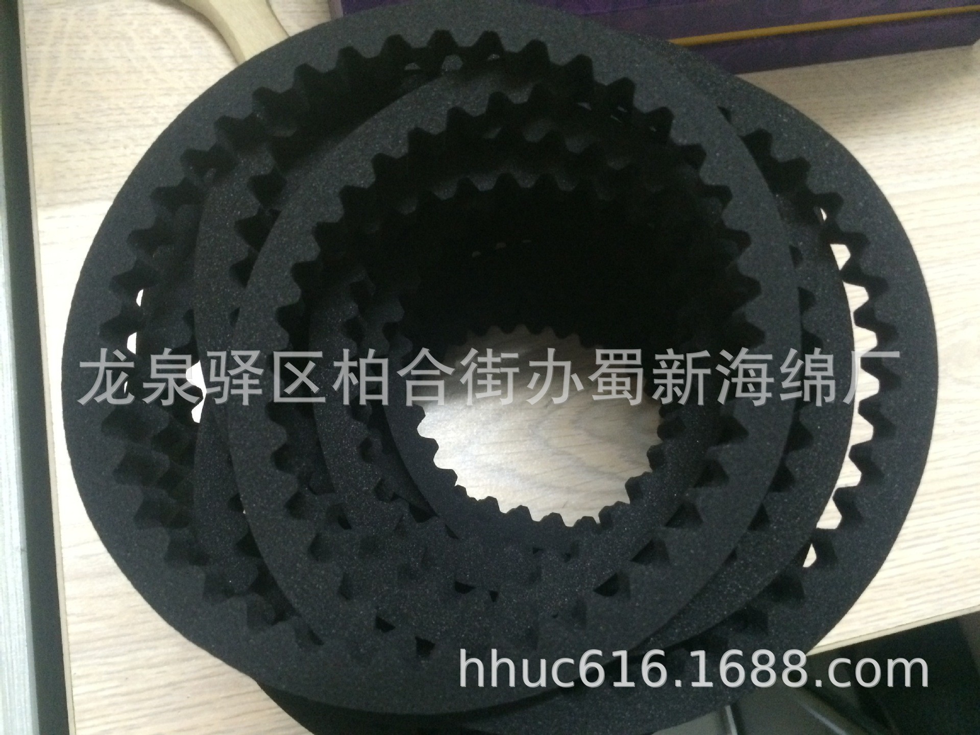 黑色耐高温橡胶海绵垫圈/设备防撞高弹橡胶圈/耐磨防护泡棉圈